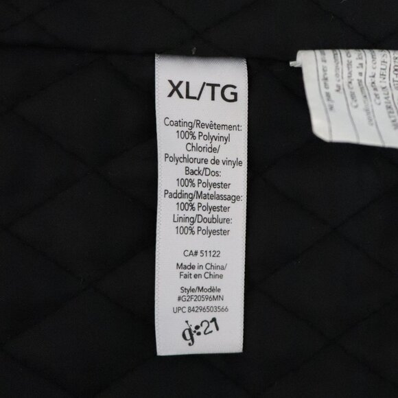 G21‎ Mens Brown Sz XL Hooded Full Zip Mid-Weight Lined Outdoor Pocket Jacket - Picture 14 of 15